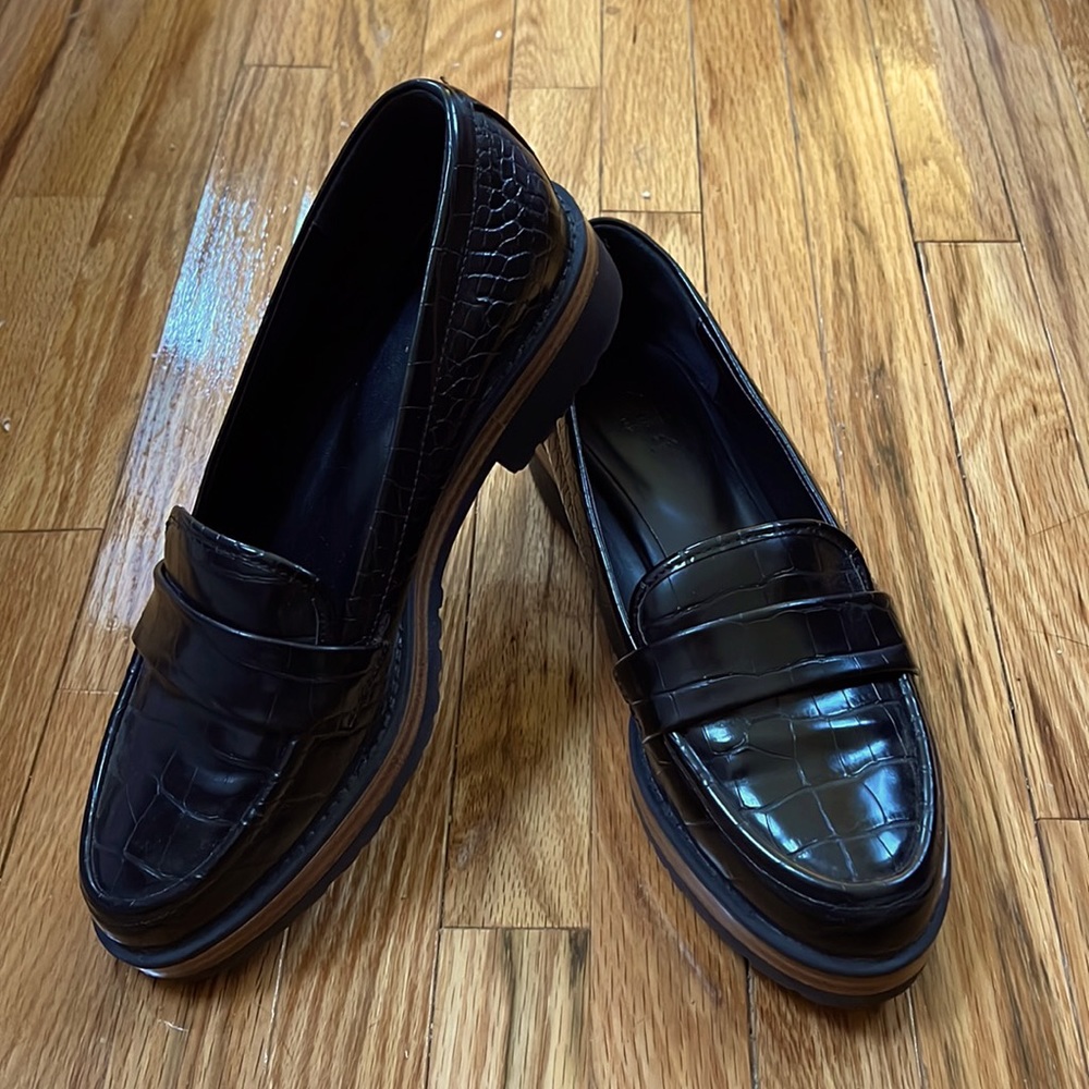 Black loafers (like new)